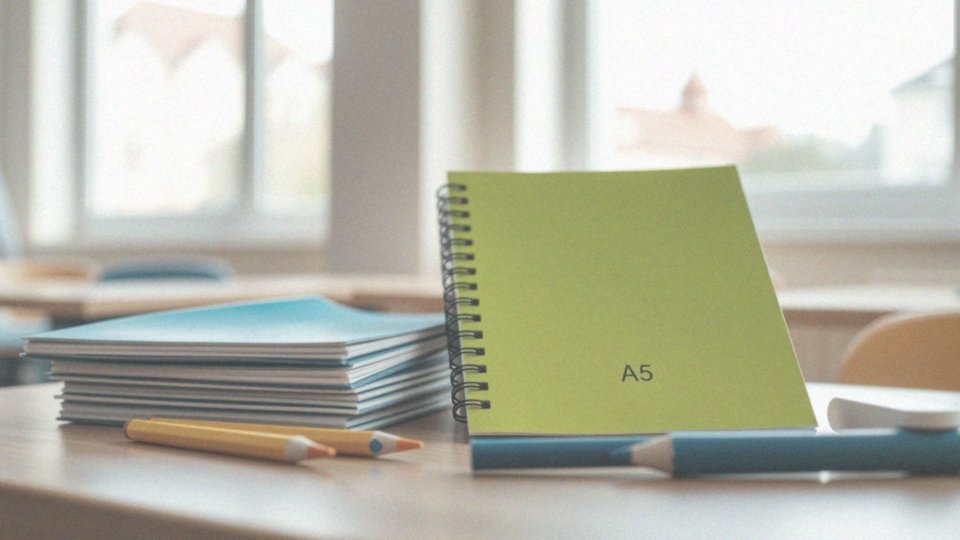 Jakie są zalety zeszytów w A5 dla piątoklasisty?