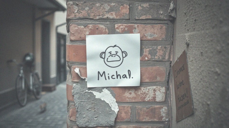 Jak Michał może przypominać szympansa?