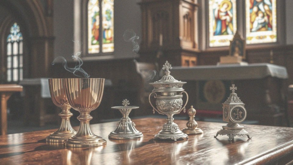 Jakie symbole i znaki liturgiczne są obecne podczas sumy?