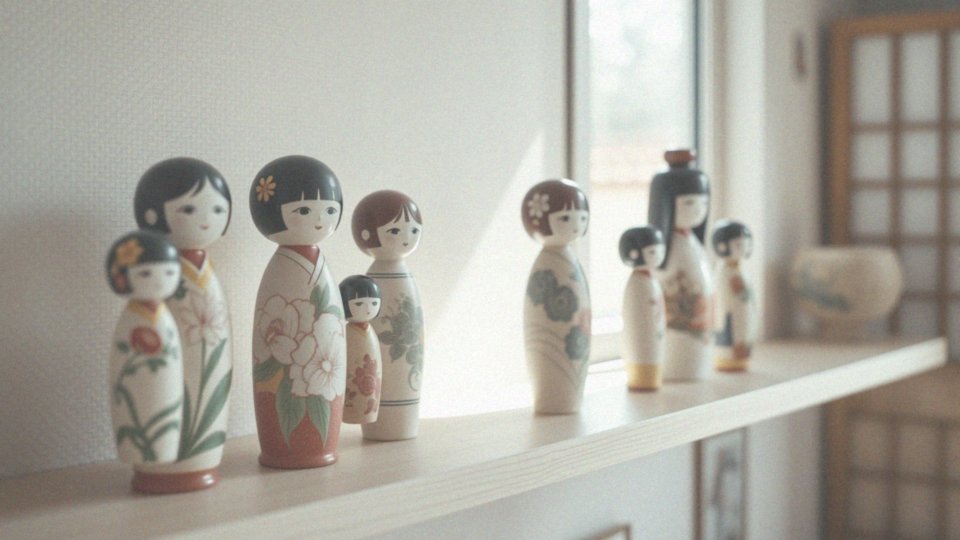 Jakie są typowe wzory japońskich laleczek Kokeshi?